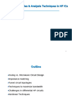 Circuit Topologies & Analysis Techniques in HF Ics