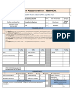 Interview Assessment Form - TECHNICAL