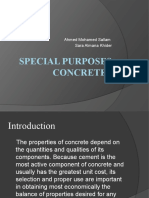 Special Cement and Concrete