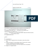 HKALE Cytology (Cell Structure and Function) Question Paper and MS