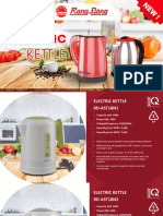 Electric Kettle Catalog Rang Dong