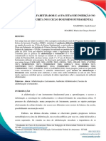 O Ambiente Alfabetizador e As Facetas de Inserção No