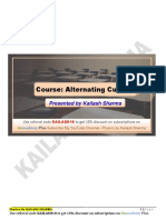 Course: Alternating Current: Presented by Kailash Sharma