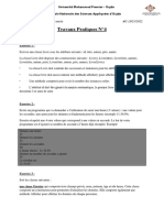 Travaux Pratiques N°4: Module: Programmation Avancée Filière: ITIRC-4