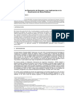 Las Juntas de Resolucion de Disputas y Sus Implicancias en La Reactivacion de Obras Publicas