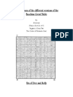 Enochian Tablets Compared