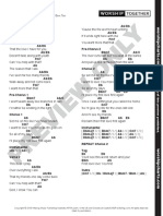 First Love Young and Free Chord Chart Preview