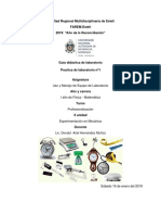 Práctica de Laboratorio (Medida de Longitudes Con El Calibre) .