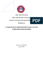 A Comparative Study On Rigid and Flexible Pavement-A Case Study at Addis Ababa To Awash Road Segment - Dec-2020