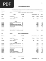 Analisis de Precios Unitarios de Inp Ambiental