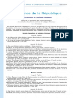 Journal Officiel de La République Française - #1 Du 1 - Er Janvier 2022