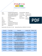 Details of Statement: Tran Id Tran Date Remarks Amount (RS.) Balance (RS.)