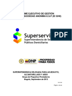 Informe Ejecutivo de Gestión Aquapolis Sociedad Anonima E.S.P (Id 3240)