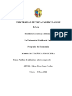 Análisis de Inflación e Interés Compuesto.