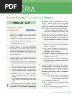 História: Seção Fuvest / Unicamp / Unesp