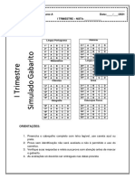 Simulado Completo 9ºano