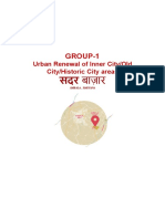 Group-1: Urban Renewal of Inner City/Old City/Historic City Areas