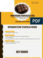 Montreaux Chocolate Usa: Case Analysis by Group 7