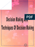 Decision Making Tech