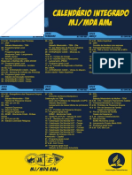 CALENDÁRIO INTEGRADO MJ e MDA 2022