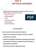 Unit - 4-3 - Blood and Tissue Nematodes