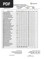 Registro de Calificaciones 2° A