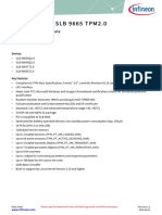 Optiga™ TPM SLB 9665 Tpm2.0: Trusted Platform Module Data Sheet