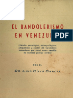 El Bandolerismo en Venezuela Por El DR Luis Cova Garcia