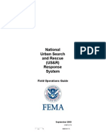 National Urban Search and Rescue (US&R) Response System: Field Operations Guide