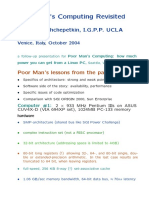 Poor Man's Computing Revisited: Alexander Shchepetkin, I.G.P.P. UCLA