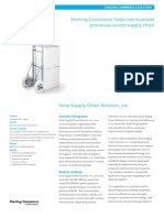 SC0249 Sony Supply Chain Solution CCS