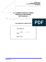 Combined Surface and Subsea P&P Test No. 2