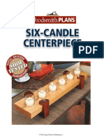 SIX-CANDLE CENTERPIECE - Woodsmith Shop