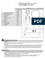 Instruction Sheet Is Jf1719: - Style Number Jf1719Hd:: Package Contents