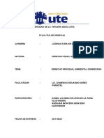 Derecho Procesal Ambiental FINAL