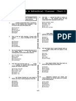 Conjunctions & Adverbial Clauses English Exam Center