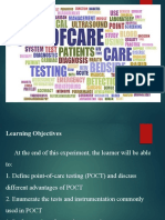 Point of Care Testing