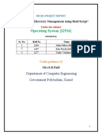 Operating System (22516) : "Implementing Directory Management Using Shell Script"