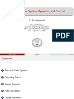 EE549 - Power System Dynamics and Control: S. Sivasubramani