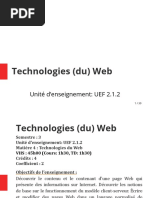 Cours 1 - Introduction Aux Technologies Web