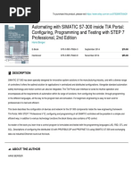 Automating With SIMATIC S7-300 Inside TIA Portal: Configuring, Programming and Testing With STEP 7 Professional, 2nd Edition