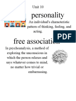 Unit 10 Word Wall - Personality