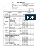 Pm-CLINIC Inspection Sheet Model: HM400-1 #1001-: Eng. Serial #