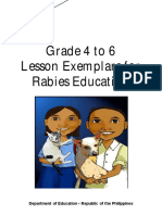 Grade 4 To 6 Lesson Exemplars For Rabies Education: Department of Education - Republic of The Philippines