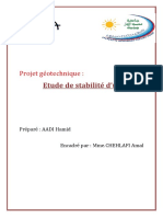 Prjet Géotechnique 1