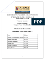 Group - 8 - Nestle India Limited