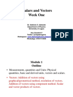 Scalar and Vectors-1