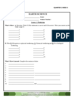 Activity Sheets Earth Science (Q2W5-W6)