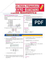 Razón Geométrica para Sexto de Primaria