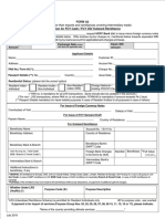 For Payments Other Than Imports and Remittances Covering Intermediary Trade